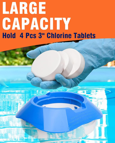 Flotador De Cloro Para Piscina Poolclean De 7 Pulgadas
