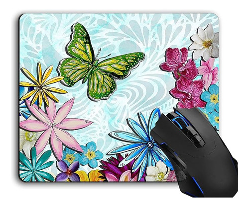 Mariposa Volando Mouse Pads: Naturaleza En Movimiento