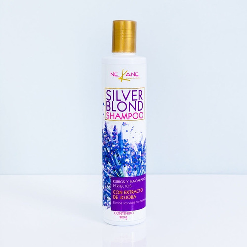  Shampoo Violeta Silver Blond Matizador 300g Nekane