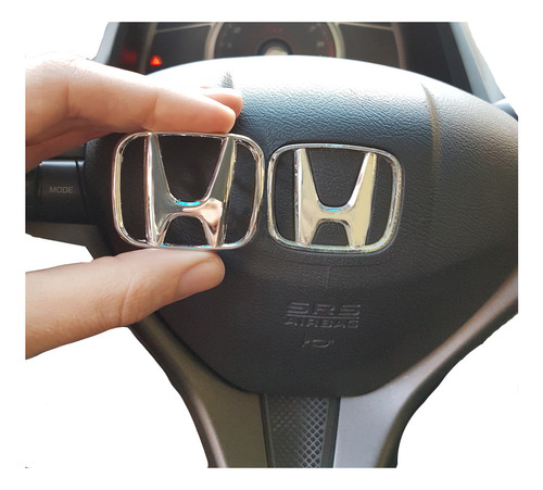 Insignia Logo H De Volante Honda Fit City  2006-2015  Cromad