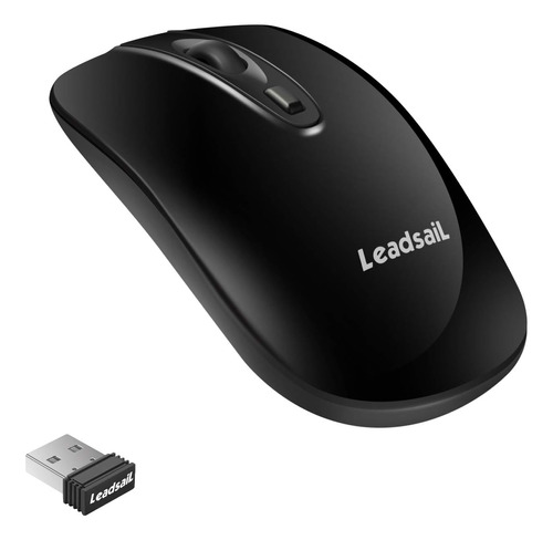 Mouse Leadsail Inalambrico Recargable 2,4g/light Black