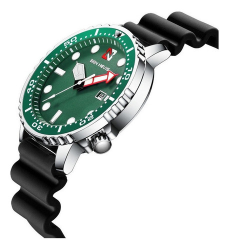 Reloj Ben Nevis Classic Calendar De Cuarzo Para Hombre Color Del Fondo Verde