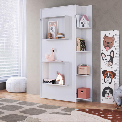 Cama Articulada Solteiro Vertical Com Cv1085 Branco