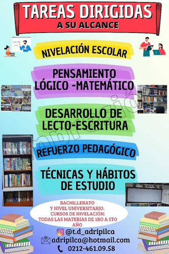 Imagen 1 de 10 de Tareas Dirigidas Y Apoyo Pedagógico.