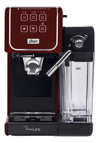 Cafeteira Oster Primalatte Touch Red Funç Auto 1050w 220v