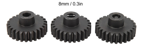- Engranaje De Piñón De Motor, 3 Piezas, Acero M1.5, 8 Mm,