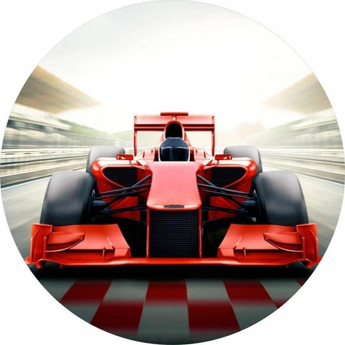Painel Redondo 3d Sublimado Fórmula 1 Frd-4887