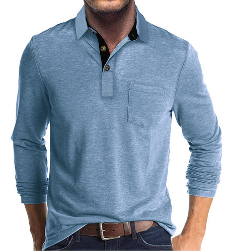 Camisas De Manga Larga Henley Para Hombre, Casual, Ajustada,