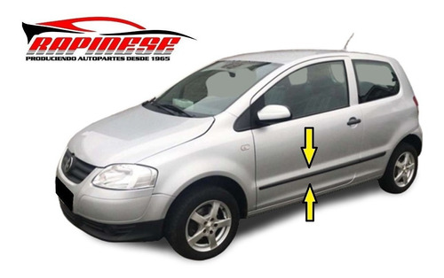 Vw Fox 3p   2008 Bagueta De Puerta Delantera Izquierda Ng