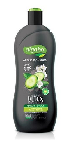 3 Acondicionador Refrescante Algabo Pepino Detox X 930 Ml