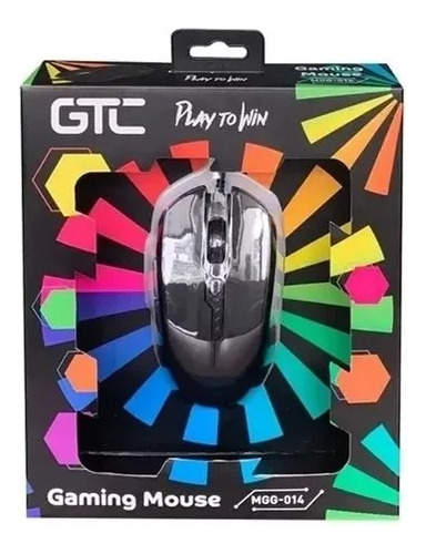 Mouse Optical Gtc Alta Definicion Gaming Luces Led 6 Teclas