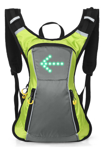 Mochila Reflectante Impermeable Ipx5 Con Luz Led Direccional