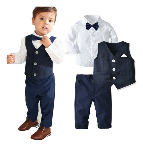 Conjunto Formal For Bebés Niños Traje De Caballero For Niñ