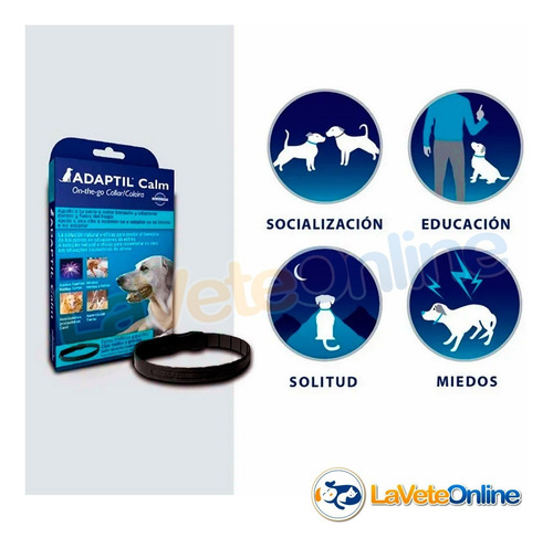 Imagen 5 de 10 de Adaptil Collar Feromona Perros Grandes Ansiedad Anti Stress