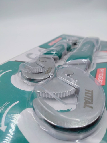 Imagen 5 de 10 de Llaves Auto Ajustables Set 2 Pzas Total 9 A 32 Mm Industrial
