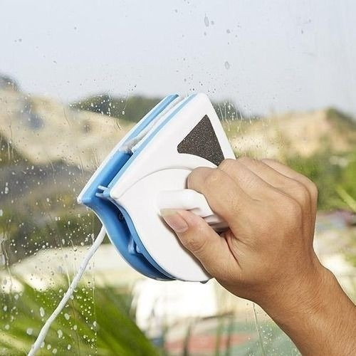 Imagem 1 de 6 de Limpador De Vidros Magnético Limpa Janelas Imã Resistente