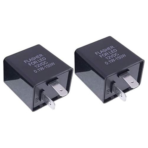 2pcs Relé Intermitente 12v Señal De Giro Led Motocicl...