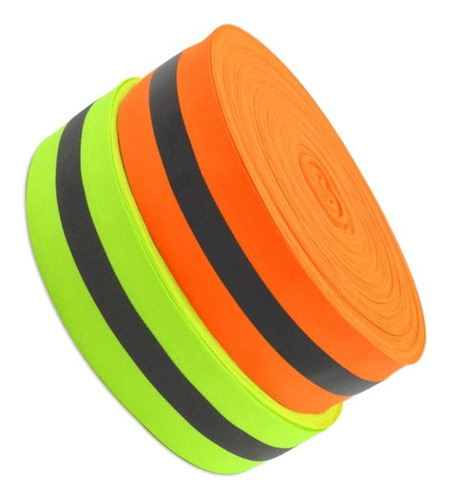 Cinta Demarcatoria Fluor Con Refletivo Rollo 100mts X 5 Cm A