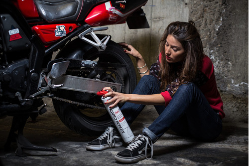 Imagen 2 de 5 de Aceite Cadena Moto Ipone X-trem Chain Road 250ml Ipone