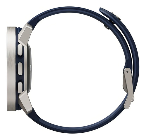 Suunto 9 Peak Granite Blue Titanium H R No Pulso () Caixa Prata Titânio Pulseira Blue Granite Bisel Prata Escovado