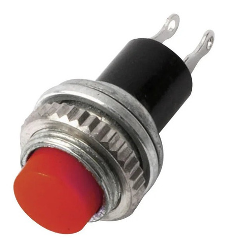 100x Botão Ds-314 Chave Push Button Metal Interruptor Start