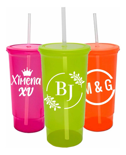 80 Vasos Personalizados Para Recuerdo De Fiesta Boda Xv Años