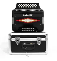 Comprar Farinelli 3012fan Acordeón 31 Botones 12 Bajos Tono Fa Negro