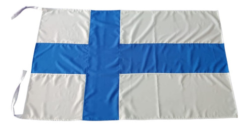 Bandera De Finlandia 140 X 80cm En Tela De Buena Calidad