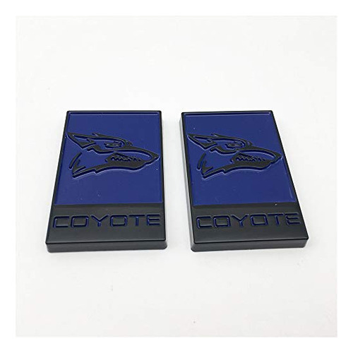 2 Piezas De Coyote Pintadas De Azul Y Negro, Aptas Para El L