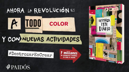 Destroza Este Diario Ahora A Todo Color - Libro Keri Smith