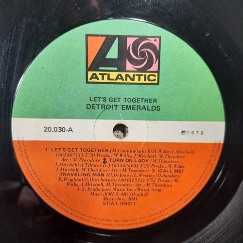 Imagem 5 de 6 de Vinil Lp Detroit Emeralds Lets Get Together