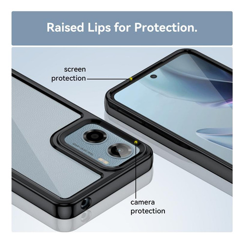 Funda De Acrílico Y Tpu Para Motorola Moto E15 Para Motorola