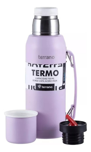 Termo Terrano 1 Litro Manija Tapon Cebador De Regalo