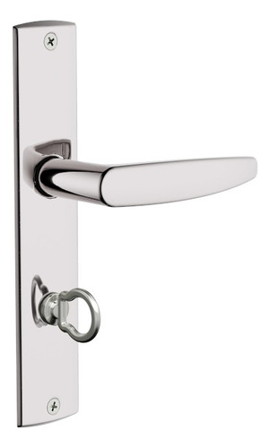 Fechadura Porta De Madeira Banheiro Lavabo Wc 3f Soave Cor Cromado