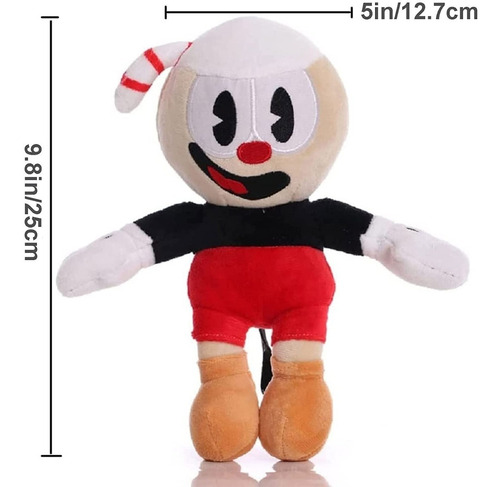 Uiuoutoy Cuphead Mugman Plush 9 Figuras Juego De 2 Piezas