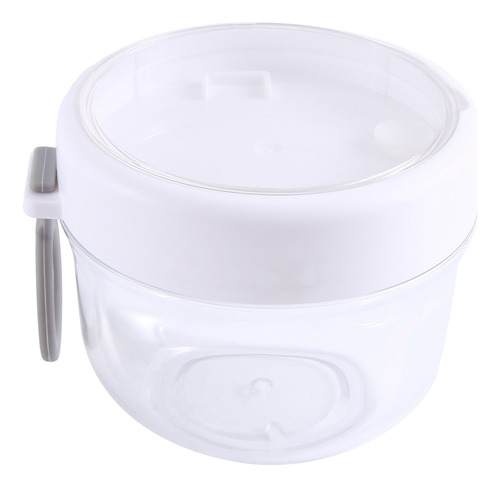 Recipientes De Avena U6 Overnight Con Tapa Y Cucharas, 2 Uni
