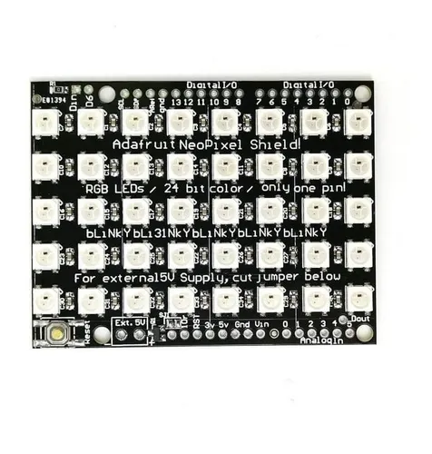 Shield Matriz Led Rgb Ws2812 5x8