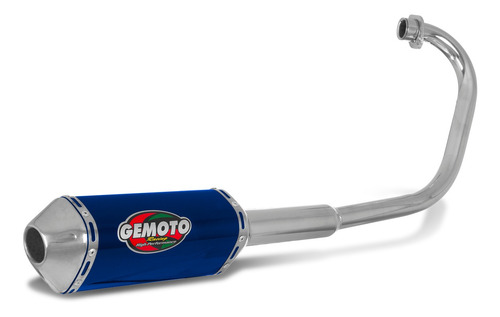 Escape Racing 3 Gemoto Fan 125 2016/2017 Ponteira Cromado