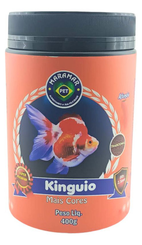 Ração Para Peixes Kinguio Mais Cores 400g Bits 1,5mm Maramar