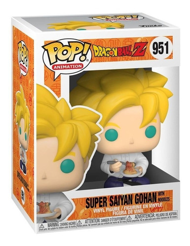 Funko Pop Dragon Ball Z Super Saiyan Gohan With Noodles #951