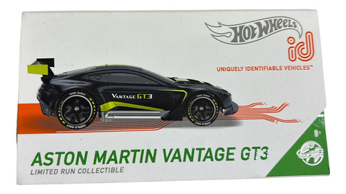 Hotwheels Id Aston Martin Vantage Gt3 Nuevo