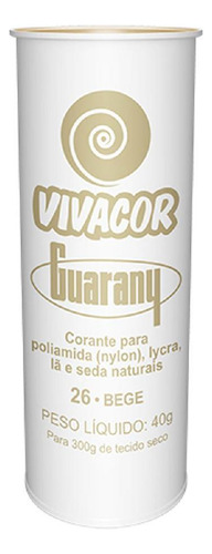 Rante Para Tingir Vivacr Guarany 40g 26 - Bege