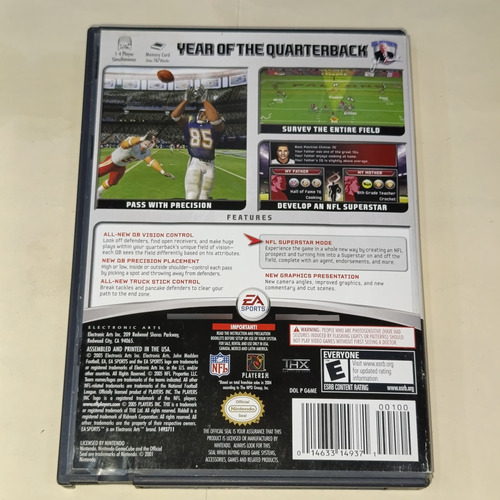 Madden Nfl 06 Nintendo Game Cube (Reacondicionado)