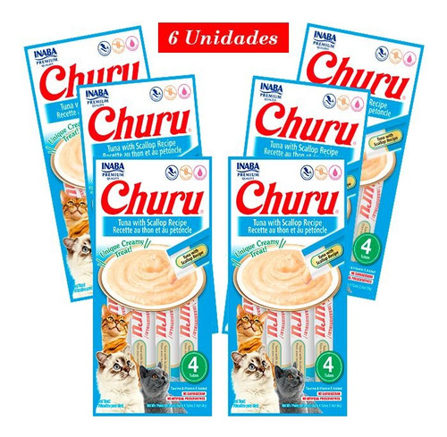 Inaba Churu AtĂșn 6 Bolsas Con 4 Piezas