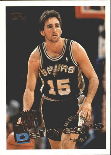 1995-96 Topps #42 Vinny Del Negro San Antonio Spurs