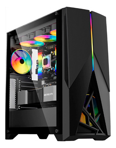 Case Gamer Teros Te1174n Mid Tower Negro Usb 3.0 2.0 Audio