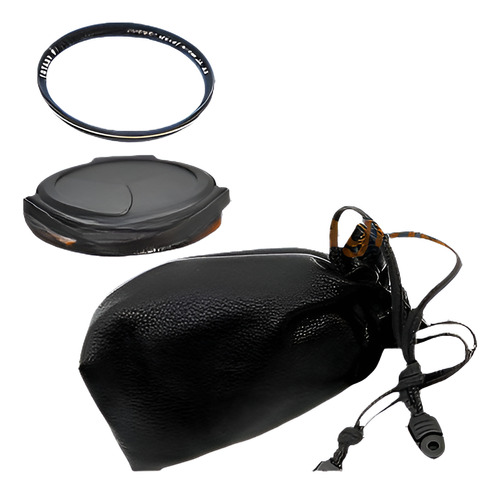 Accesorio Kit: Jjc Auto Lente Tapa Bolsa Mrc Uv Filtro Panas