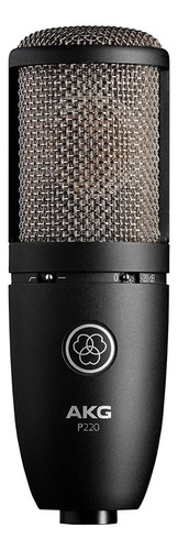 Micrófono Akg P220 Condensador Cardioide Color Negro