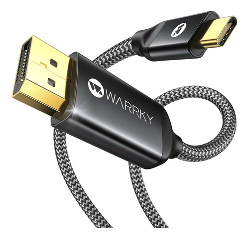 Cable Usb C A Displayport De 6 Pies (4k @60hz, 2k @144 /165