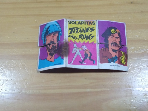 2 Figuritas De Titanes En El Ring. Solapitas.